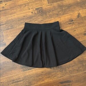 Elegant Black Skater Skirt